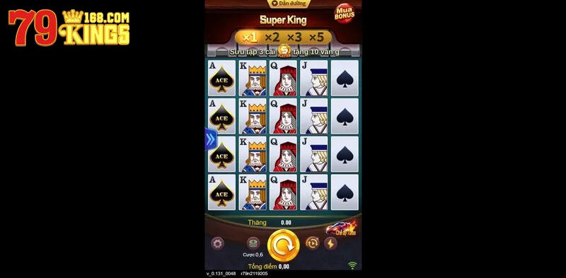Giao diện chơi game mượt mà và không giật lag