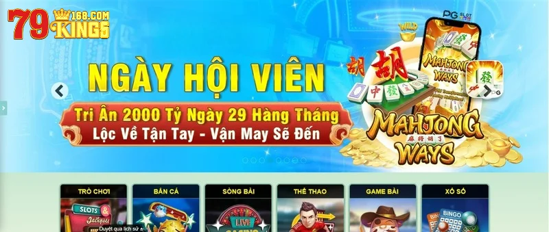Ưu đãi cực sốc chưa từng có tại 79king