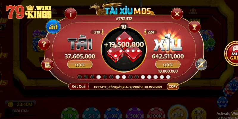 Tài xỉu MD5 demo