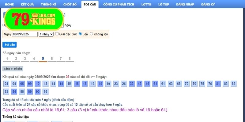 Truy cập và soi cầu tại website Rongbachkim đơn giản